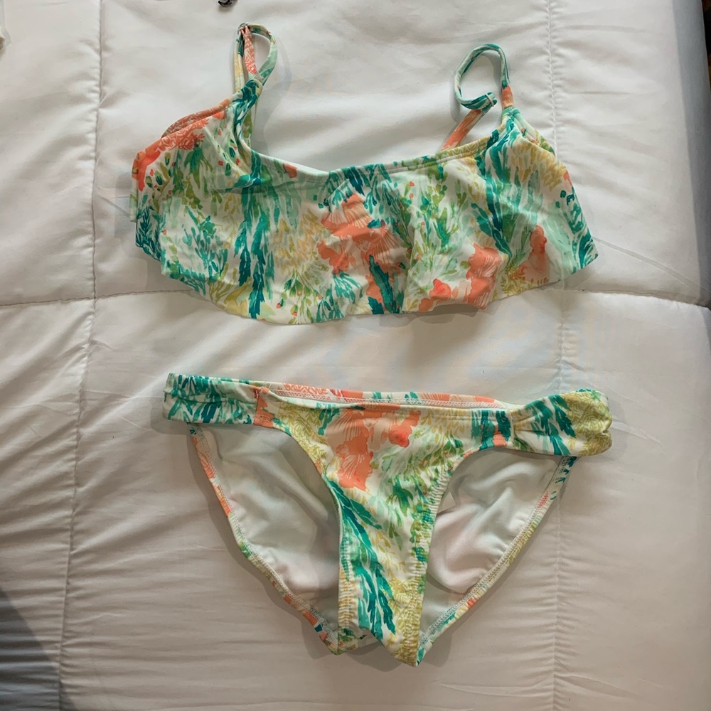 floral bikini set